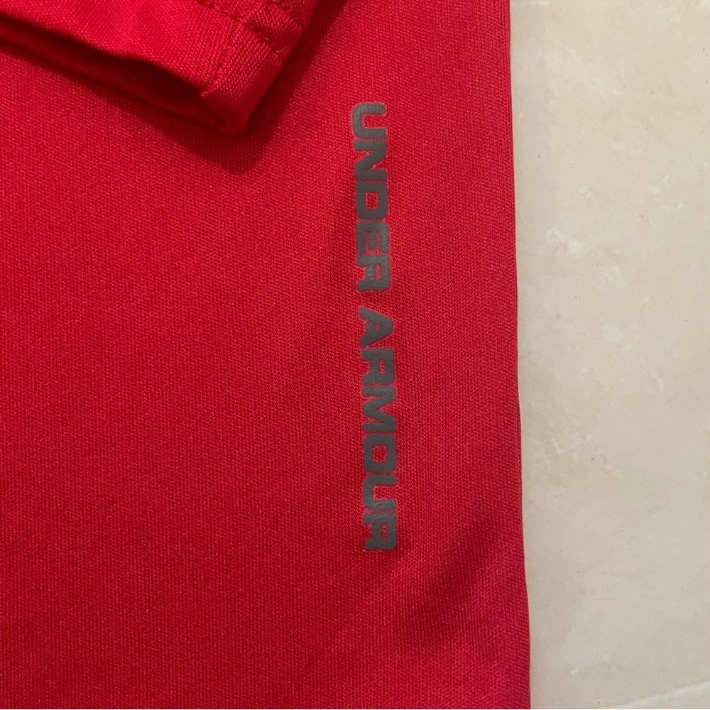 Red Under Armour Long Sleeve Hoodie - Picture 7 of 10